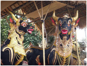 crémation royale Ubud Bali